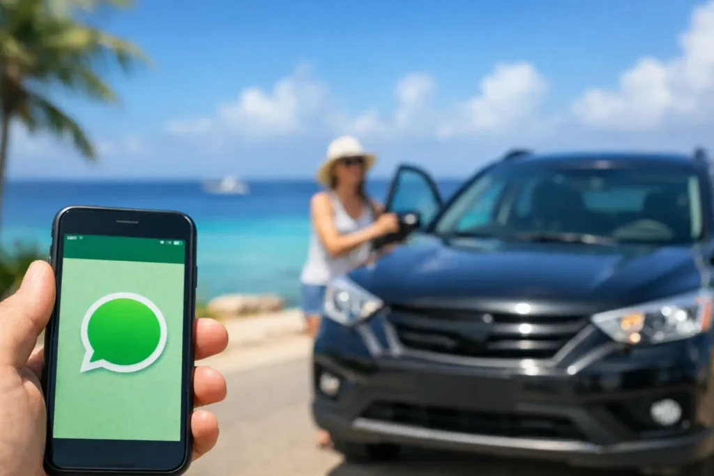 WhatsApp Car Booking Bonaire Made Easy