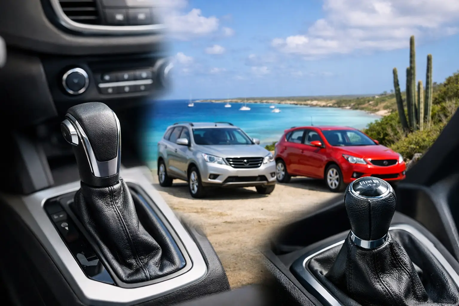 Automatic vs Manual Car Rental Bonaire