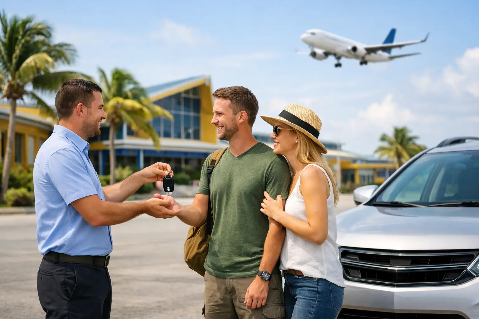 How Airport Car Handoff Works in Bonaire
