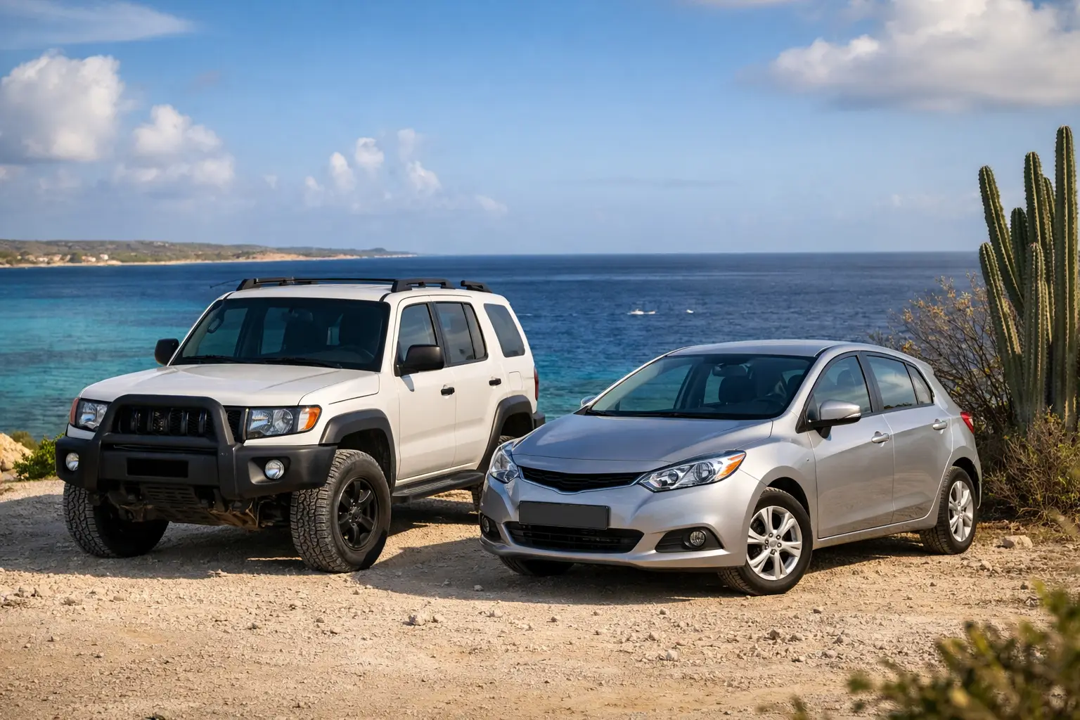 Four Wheel Drive Versus Compact for Bonaire Trips